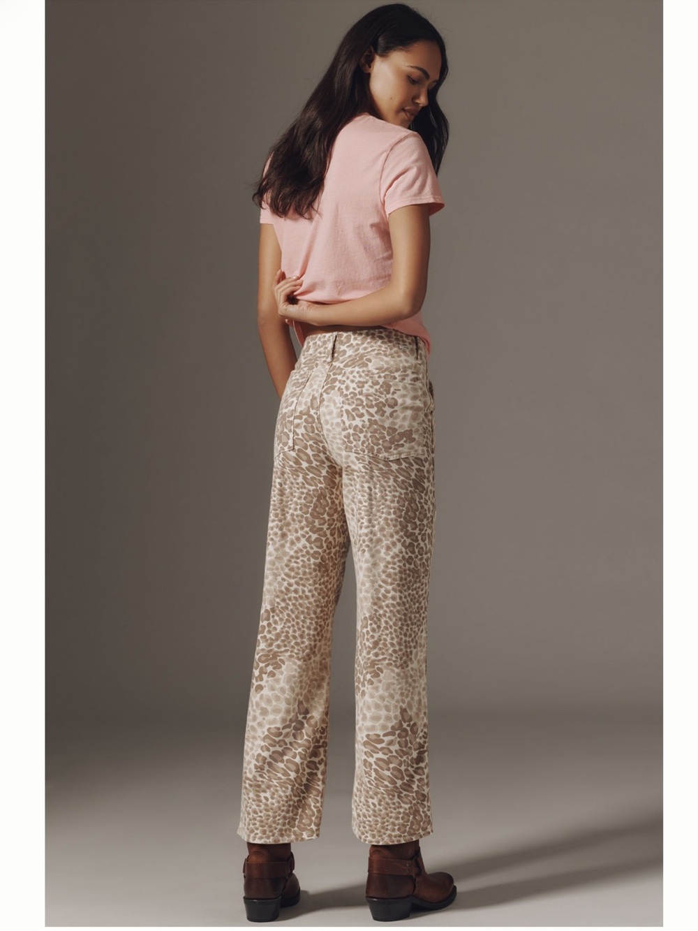 Mother major zip ankle leopard jeans - Picture 2 of 12